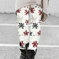 thumbnail image 2 of Christmas Leggings for Women Xmas Printed High Waist Slim Fit Stretch Gym Jegging Tights Holiday Outfits (S, Multicolor#W), 2 of 3