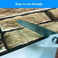 thumbnail image 2 of Smart Profile  3D Wall Panels for Interior Wall Decor Non-adhesive PVC Light Brown Faux Stone Wall Panels 10 Pack(49 Sq ft) Wall Covering Panels for Home and Office  Size (37.7 x 18.5) Inches, 2 of 7