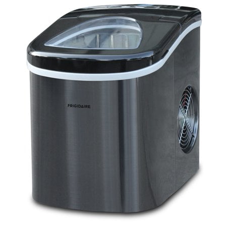Frigidaire 26 lb. Countertop Ice Maker EFIC117-SS, Black Stainless Steel