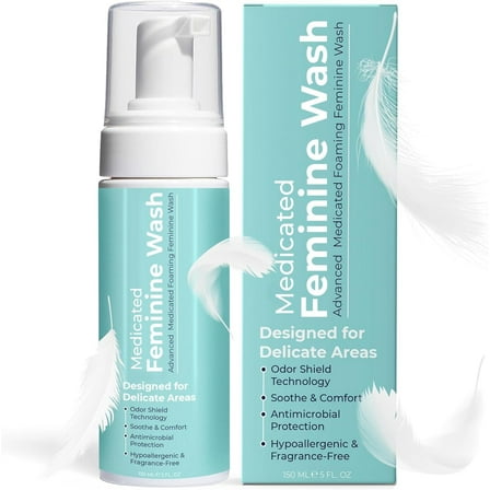 Feminine Wash | pH Balance for Women | Gentle Vaginal Wash & Foaming Cleanser Supports Odor Control & pH Balance