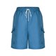 thumbnail image 3 of Mujeres Pantalones Cortos Casual, Primavera/Verano Color Sólido, Ropa de Trabajo Bolsillo Pantalones Cortos para Mujeres, 3 of 7