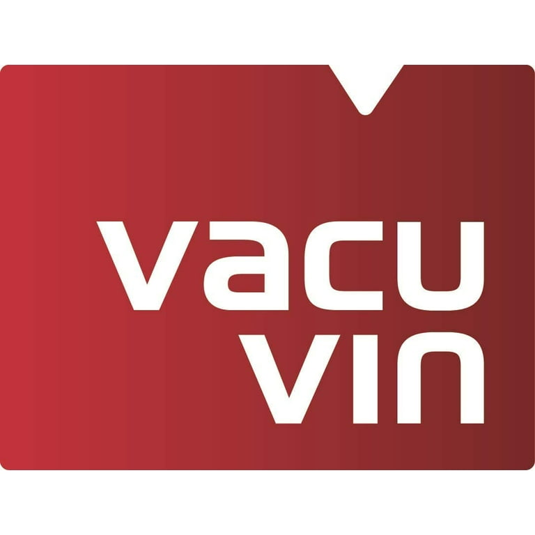Vacu Vin 08542606 Wine Saver Pompe à Vide avec Bouchon Acier Inoxydable  Blanc 18 x 12 x 12 cm