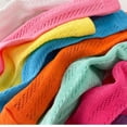 thumbnail image 2 of Ticikt 4 Pairs Kids Cute Ankle Socks Girls Solid Low Cut Socks Colorful Patterned Casual Cotton Short Summer Sock,Color:Pink,L, 2 of 4