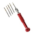 thumbnail image 3 of Tournevis Torx de Précision 5 en 1 Rouge Ensemble Mixte de Réparation de Montre Téléphone Outil de Réparation de Montre, 3 of 5