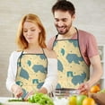 thumbnail image 4 of Border Collie Apron-Garden Aprons for Women with Pockets-Cotton Linen Waterproof Kitchen Cooking Gardening Aprons Adjustable for Kitchen,Cooking,BBQ and Salon 33x27 Inch, 4 of 5