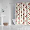 thumbnail image 2 of Pioneer Flower Floral Print Pattern Shower Curtain 72"x72" ,Bathroom Decorative Shower Curtains Set with 12 Hooks,Modern Waterproof Washable Shower Curtain, 2 of 6