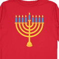 thumbnail image 4 of Inktastic Hanukkah Chanukah Menorah Boys or Girls Long Sleeve Toddler T-Shirt, 4 of 5