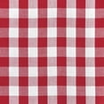 thumbnail image 2 of Checkered Fabric 60" Wide Gingham Buffalo Check Tablecloth Fabric By Yard decor", (Color: Red), 2 of 2