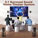 thumbnail image 2 of Sistema de sonido envolvente Bobtot W58 800W 5.1/2.1 canales Bluetooth, 2 of 8