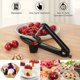 thumbnail image 3 of Cherry Pitter - Heavy-Duty Olive and Cherry Pitters Corer Tool with Space-Saving Lock Design, Multi-Function Cherries Stoner Seed Remover Tool(Black), 3 of 4