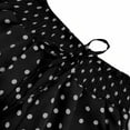 thumbnail image 3 of FRSASU Women's Summer Boho Wide Leg Pants Casual Palazzo Flowy Polka Dots Elastic High Waisted Loose Fit Lounge Pant Black, 3 of 6