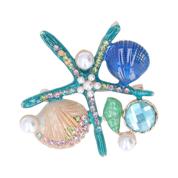Broche, broche de 4 colores diferentes, imperdibles, broche para mujer, aspecto llamativo