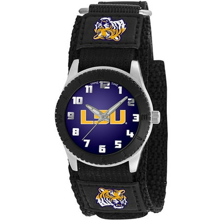 Game Time NCAA Men's Louisiana State Tigers Rookie Series Watch, Black