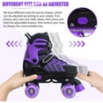 thumbnail image 3 of Nattork Kids Roller Skates for Boys Adjustable Rollerskates with Light Up Wheels, 3 of 7