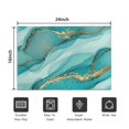 thumbnail image 5 of Cyan Marble Gold Spot Pattern Door Rugs,Washable Non Slip Door Mats Indoor,Decorative Door Mats,Entry Mat Indoor for Entrance,Bedroom,Kitchen,Bathroom,16"x24", 5 of 6
