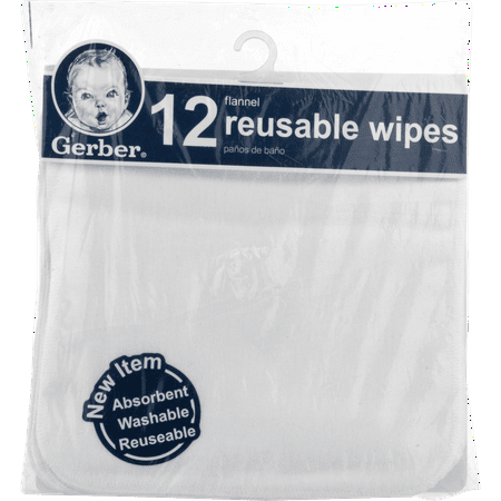 Gerber Flannel Reusable Wipes - 12 CT12.0 CT