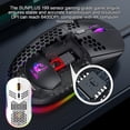 thumbnail image 2 of tredstone Souris de Jeu USB Filaire Lumière RVB Souris de Jeu DPI Réglable Accessoire d'Ordinateur Portable Blanc, 2 of 8