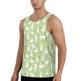thumbnail image 2 of Gaeub Rabbit And Carrot (2) Men's Athletic Tank Top, Workout Sleeveless Shirts, Running Tank Tops for Gym, Running, Training - X-Large, 2 of 9