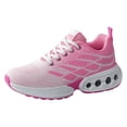 thumbnail image 5 of Rokment Womens Running Tennis Shoes 2026 Spring Fall Breathable Comfy Air Cushion Cross-Training Jogging Walking Fashion Sneakers Pink Size 6.5, 5 of 6