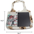 thumbnail image 1 of Heytea Cute Bags For Women Tote Bag Aesthetic Girls Fluffy Teddy Bear Purse Plush Shoulder Hobo Handbags, 1 of 4
