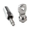 thumbnail image 2 of Riwesomey Accesorios de cuerda de alambre Cojinete de barco Heavy Duty 316 Abrazadera de acero inoxidable Accesorios Hardware Velero Kayak Canoa Bombillas para automóviles, 2 of 6