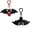 2pcs, variant on Cute Black Bat Baby Keychain, Gothic 2-in-1 Transformable Plush Bat Keychain, Upside Down Bats Pendant for Bats Lovers