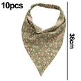 thumbnail image 3 of 10 unidades de pañuelos elásticos florales para el pelo, bufanda de gasa para el pelo, diadema, pañuelo para la cabeza para mujeres y niñas, accesorios bohemios para el cabello, 3 of 6
