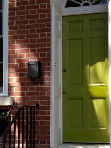 2681B Black Marina Wall Mount Mailbox, Small