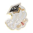 thumbnail image 4 of Broche de birrete de graduación para estudiantes y adultos Broche de solapa de metal para la temporada de graduación Broche decorativo para ropa y sombreros, 4 of 7