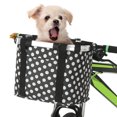thumbnail image 1 of Cesta de bicicleta plegable pequeña mascota gato perro bolsa desmontable, 1 of 8