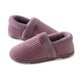 thumbnail image 3 of Aayomet Slippers for Women Indoor and Outdoor Slip on House Slippers Warm Soft Flannel Lining Bedroom Slippers,Purple 40-41, 3 of 4