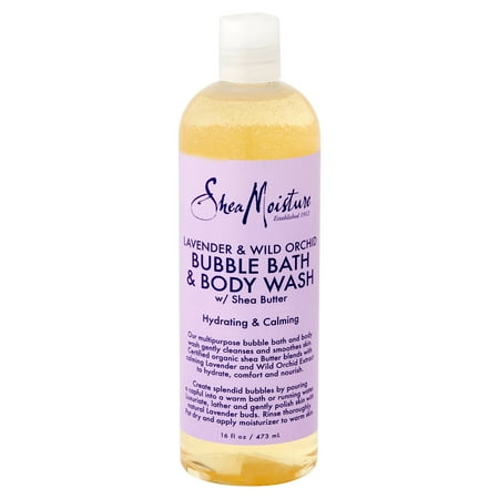- Shea Moisture Oragnic Bubble Bath Lavender & Wild Orchard, 16.0 FL oz