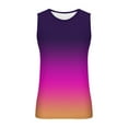 thumbnail image 4 of Sentmoon Mens Tank Tops Workout Summer Sleeveless Crew Neck Mens Workout Shirts Color Block Loose Fit Plus Size Muscle T-Shirt Holiday for Summer Beach Days Multicolor XXXXXXL, 4 of 4