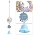 thumbnail image 4 of Hanging Decor, Exquisite Craftsmanship Resin  Wind Bell, Backyards Decor Life For Courtyards Terraces Window 2025-5A Blue, 4 of 8