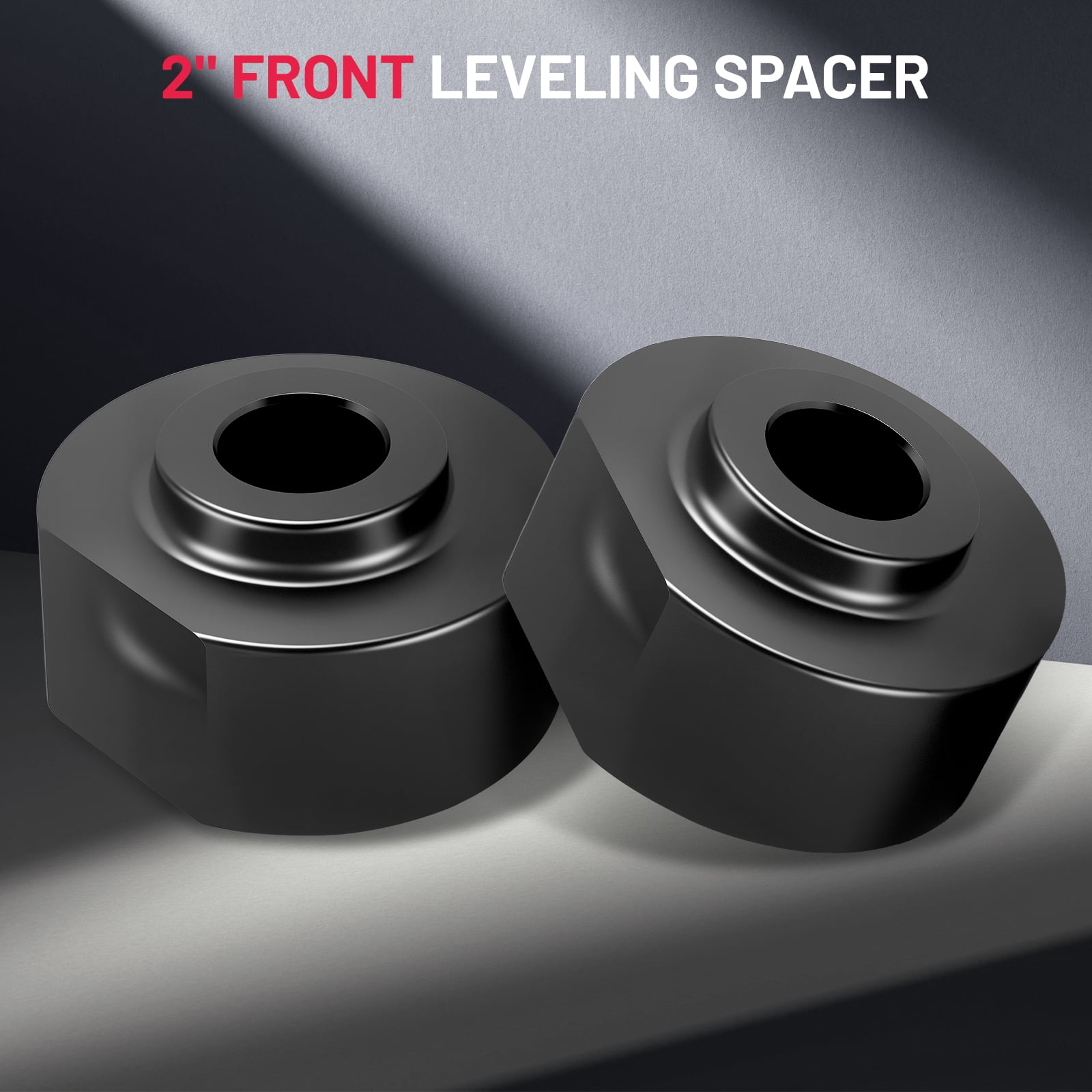 SPEEDWOW 2" Front Leveling Lift Kits, Fit for 1981-1996 Ford F150, 1983-1996 Ranger, 1991-1994 Explorer, Navajo, 2 inch Front Leveling Kit with 5/8" Stud (4WD only)