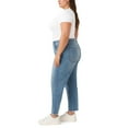 thumbnail image 3 of Women's Plus Vinatge Straight Ankle Jean - Desert Dust with Frayed Hem, 3 of 5