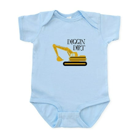 

CafePress - Diggin Dirt Body Suit - Baby Light Bodysuit Size Newborn - 24 Months