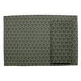 thumbnail image 2 of S4Sassy Gray Flower Leaves Washable Placemats & Napkins Table Decor Dining Mats, 2 of 3