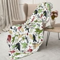 thumbnail image 3 of Sikiie Dinosaur Cozy Flannel Fleece Throw Blanket: Lightweight & Thick for All Seasons - Perfect for Women, Men, & Kids"50"x40", 3 of 6