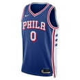 thumbnail image 2 of Unisex Nike Tyrese Maxey Royal Philadelphia 76ers Swingman Jersey - Icon Edition, 2 of 3