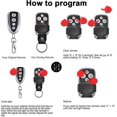 thumbnail image 5 of Remote Control [3pcs],Electric Remote,for Garage Door Universal 270-433.92MHz with 4 Duplicate Buttons, 5 of 5