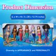 thumbnail image 3 of Disney the Little Mermaid Ariel And Sisters Small Doll Set with Accessories, 3 of 9
