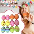 thumbnail image 4 of Kids Easter Basket Stuffers, 2.5 in Multicolor Printed Egg Toys, Slow Rising Squeeze, Easter Party Decorations, Squishies for Student, Squeeze Party Favors, 4 of 8