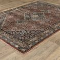 thumbnail image 2 of Woven Trends Lombardi Area Rug - ELI06 - Traditional-Persian or Oriental Area Rug, Medallion Pattern, Stain Resistant, Living Room, Patio, Entryway, Kitchen, Office, Polyester Rug in Blue - 5' x 8', 2 of 5