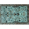 thumbnail image 1 of Ahgly Company Indoor Rectangle Persian Light Blue Traditional Area Rugs, 2' x 3', 1 of 4