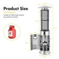 thumbnail image 5 of Mondawe 40,000 BTU Stainless Steel Patio Heater with Glass Tube & Auto Safety Shut-Off, 5 of 8