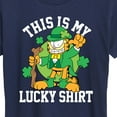 thumbnail image 3 of Garfield - This Is My Lucky Shirt - Women's Short Sleeve Graphic T-Shirt, 3 of 5
