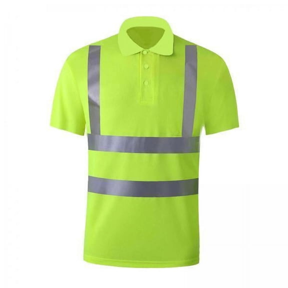 Abbraccia 2xSafety T Shirt Quick Drying Reflective Construction Shirts for Work Road Men 2XL