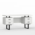 thumbnail image 5 of Glenwillow Home 60'' Mariposa Desk with 3 Storage Drawers, 5 of 10