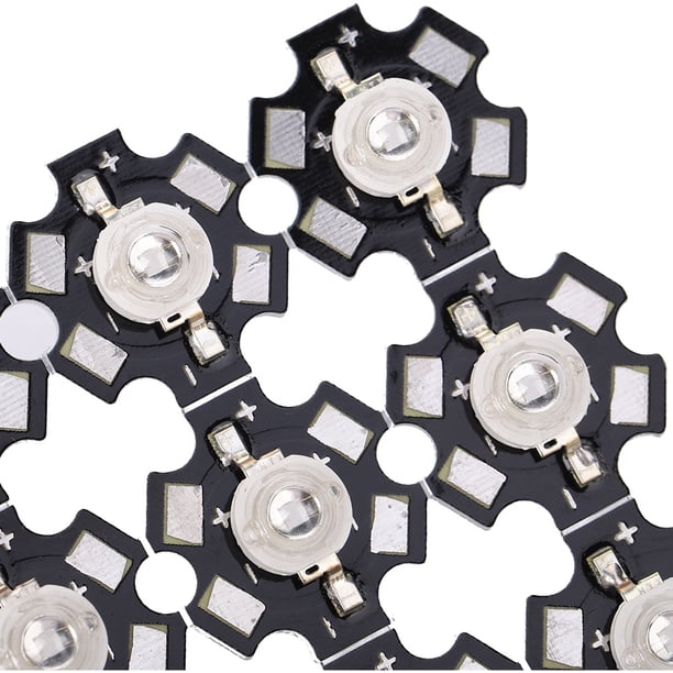 Chips LED, Chips De Diodo Emisor, Perlas LED De Alta Potencia De 3 W, Uso En Iluminación General Para Accesorios De Iluminación De Bricolaje